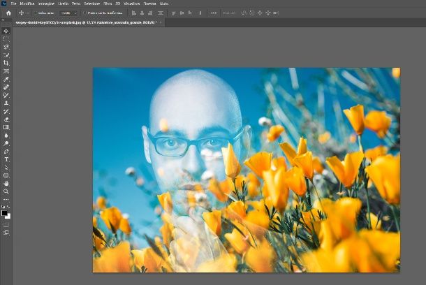 Photoshop sovrapporre immagini