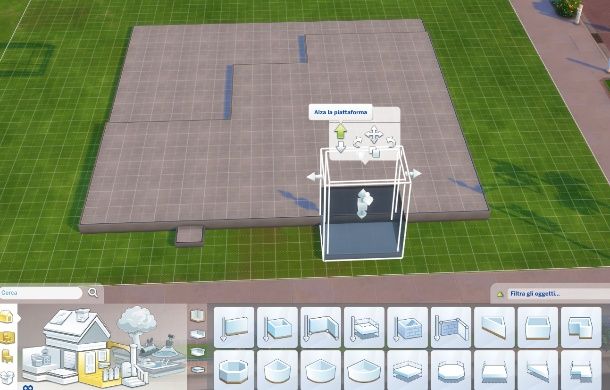 Alzare piattaforma the sims 4