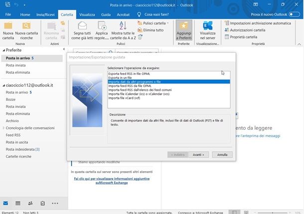 outlook backup pc