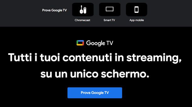 Cos'è Google TV