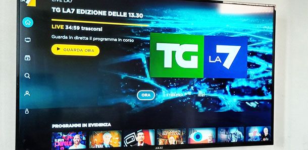 Streaming La7 su app 