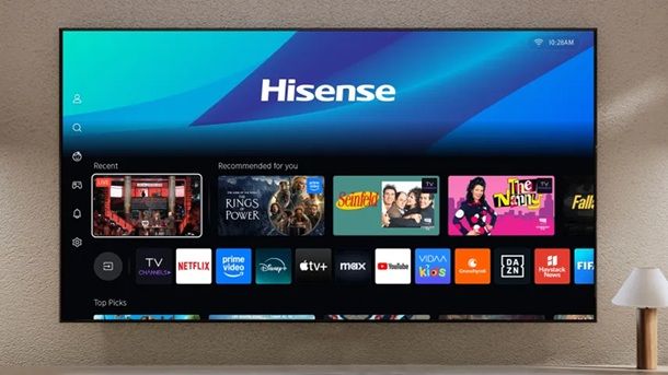 Sistema operativo VIDAA Smart TV HIsense