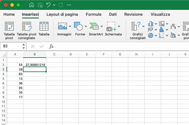 Come calcolare media e deviazione standard su Excel