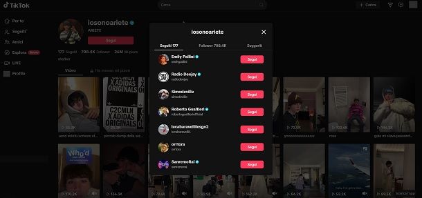 Come vedere i seguiti su TikTok