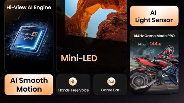 Altre caratteristiche da tenere in considerazione Smart TV Hisense