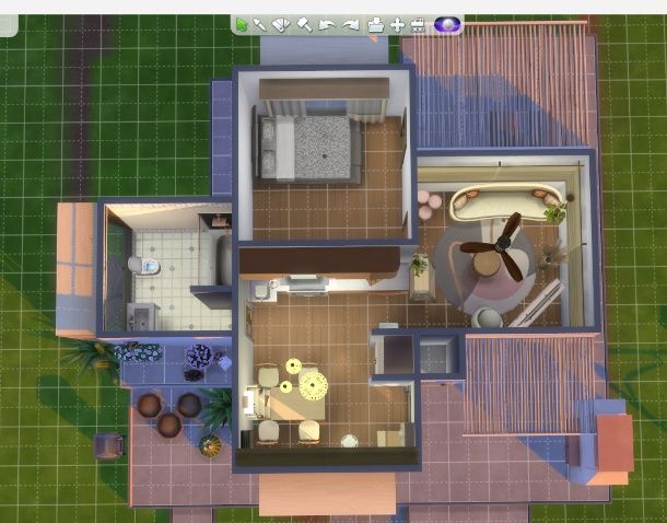 casa arredata the sims 4