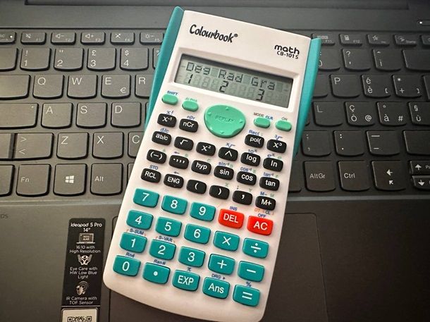 Come mettere la calcolatrice in radianti: calcolatrice scientifica