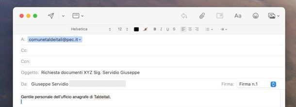  saluto iniziale email formale