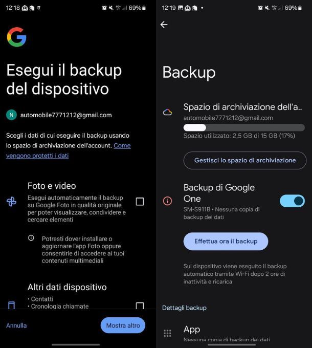 backup android