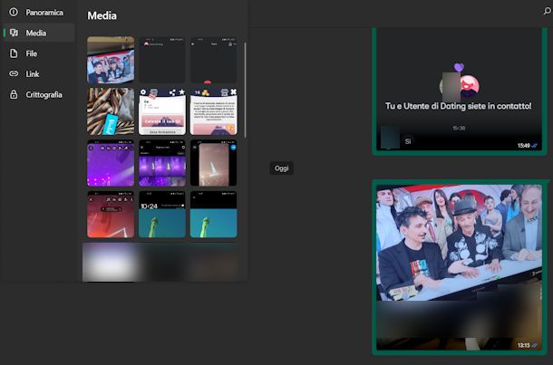 Come vedere le foto inviate su WhatsApp su PC