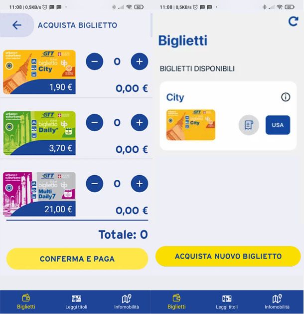 App per comprare biglietti a Torino