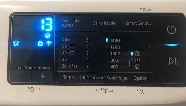 Blocco bambini lavatrice Samsung