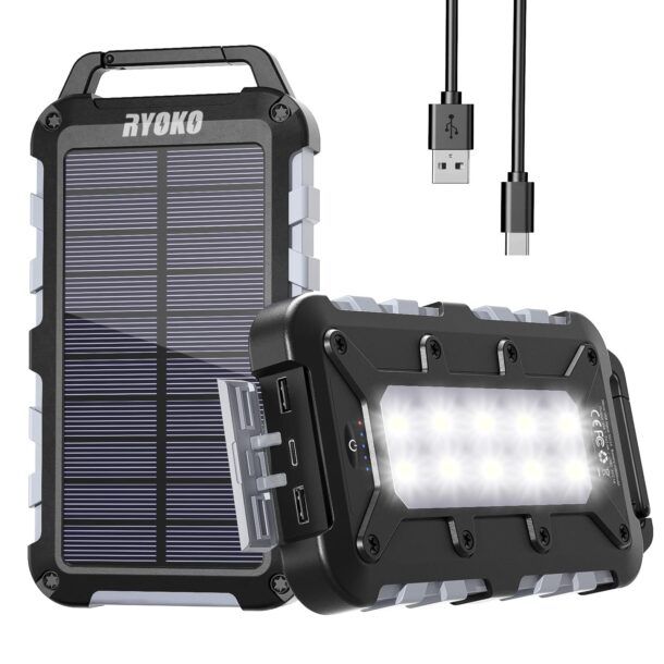 Power Bank Wireless 10000mAh Solare 2 USB - Coop LED