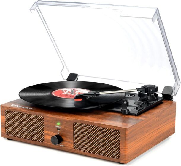 GIRADISCHI IN VINILE CON ALTOPARLANTI INCORPORATI