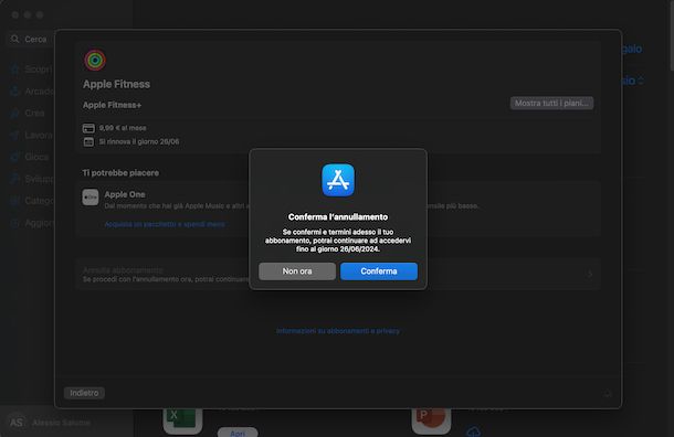 Abbonamenti App Store Mac