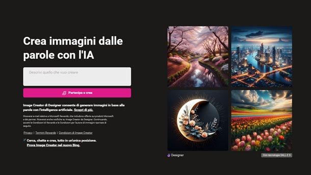 Microsoft Copilot Image Creator Migliori tool AI immagini