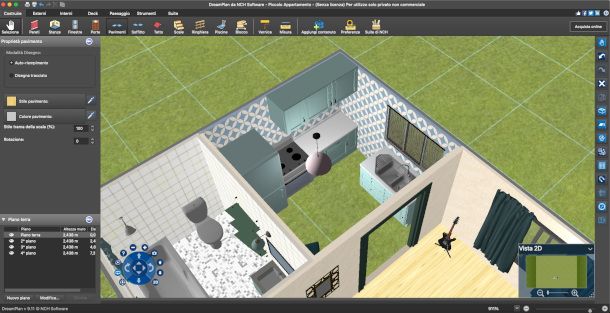 interfaccia DreamPlan