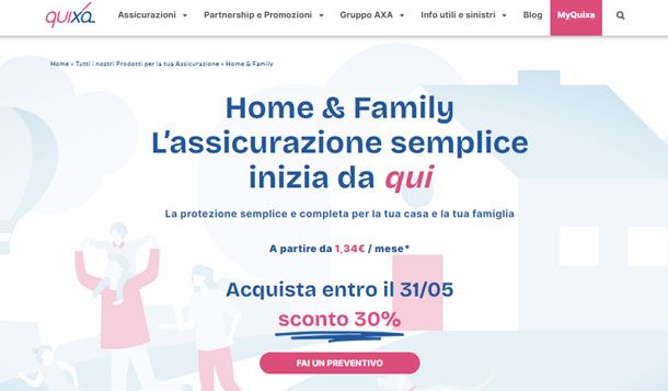 Polizza casa Quixa