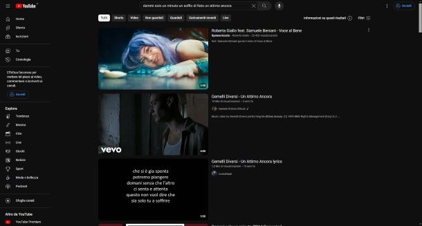 YouTube da browser