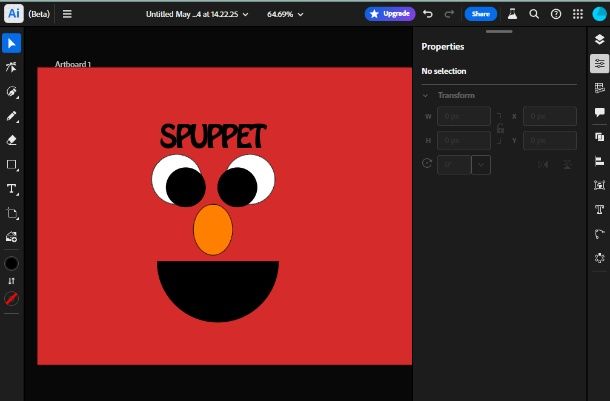 Illustrator online beta