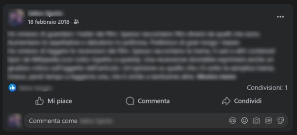 Come vedere chi condivide i tuoi post su Facebook da PC