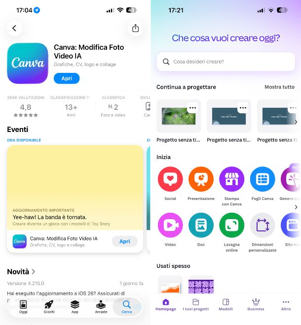 Canva iOS