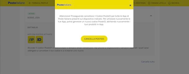 Sito Web di Poste Italiane