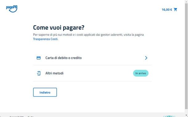 Come pagare pagoPA codice N019