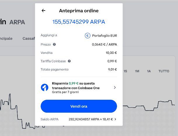 Acquisto criptovaluta su Coinbase