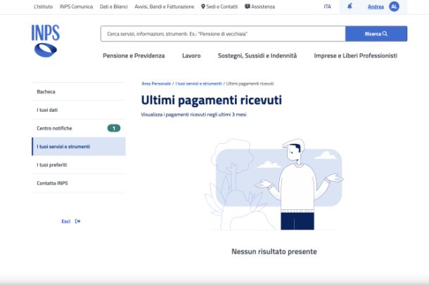Come vedere i pagamenti disoccupazione sul sito INPS