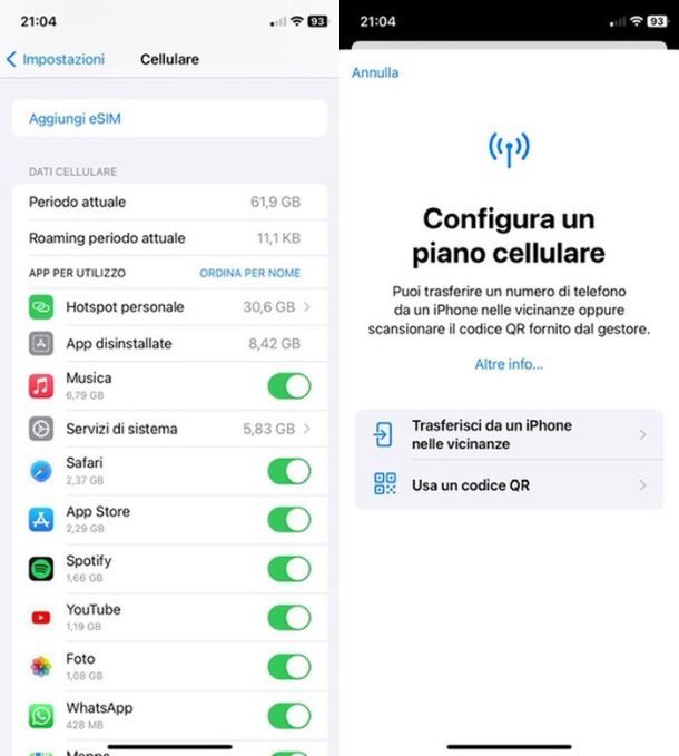 eSIM LycaMobile iPhone