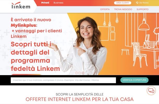 Copertura Linkem 