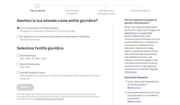 Account eBay professionale