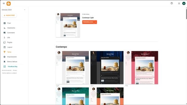 Tema di Blogger