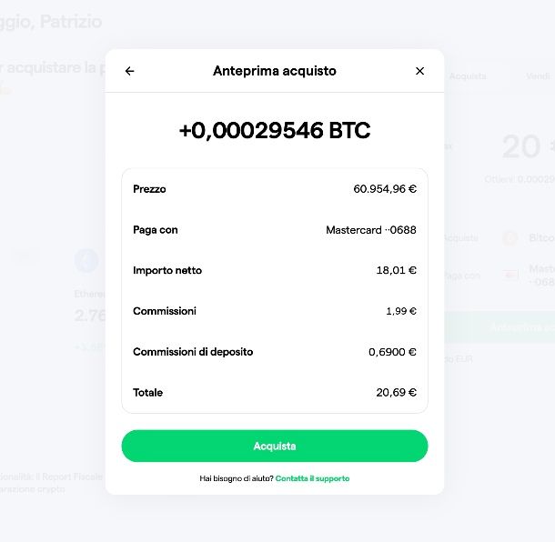 Acquisto criptovalute su Young Platform