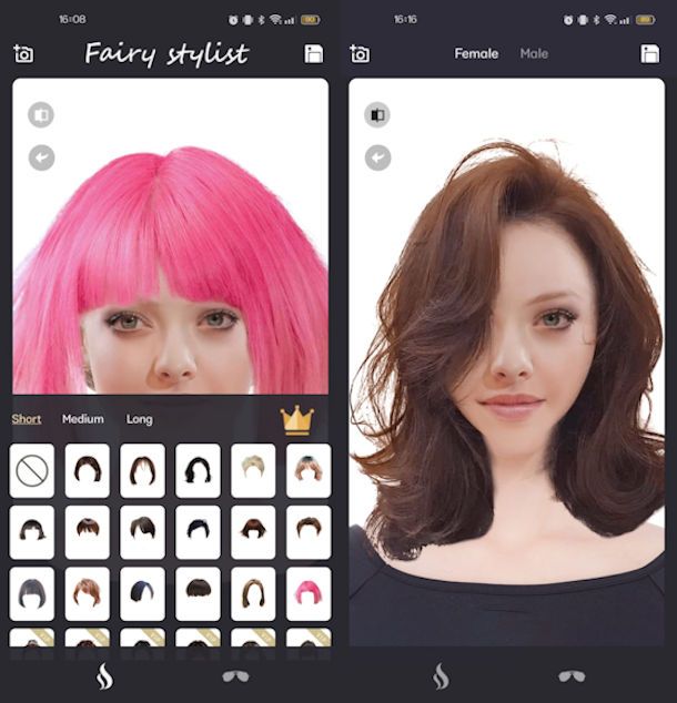 Hairstyle Try On su Android