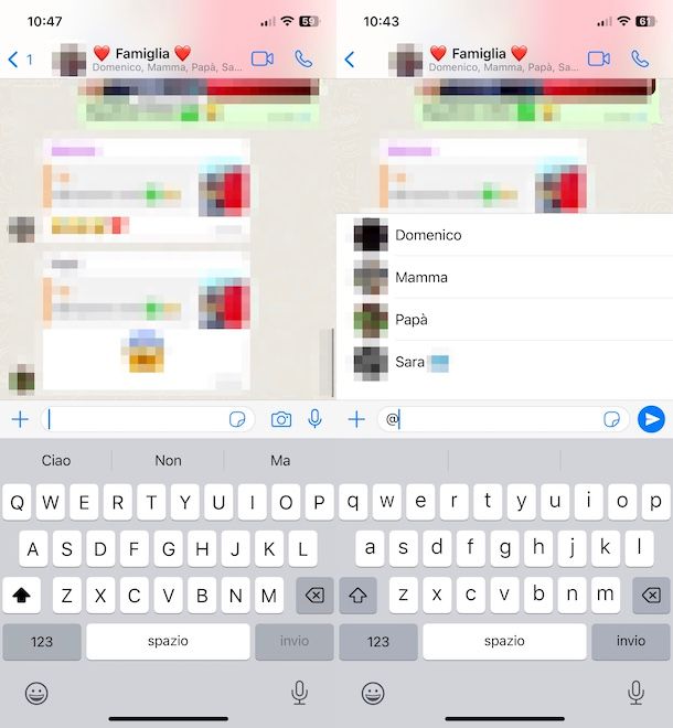 Menzionare tutti in gruppo WhatsApp