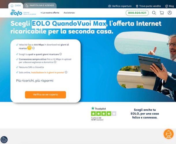 EOLO Quando Vuoi Max