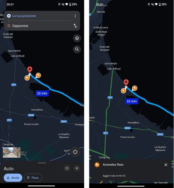 Come attivare la funzione autovelox su Google Maps