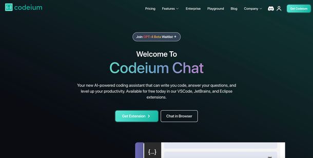 Codeium Chat