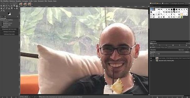gimp tracciato