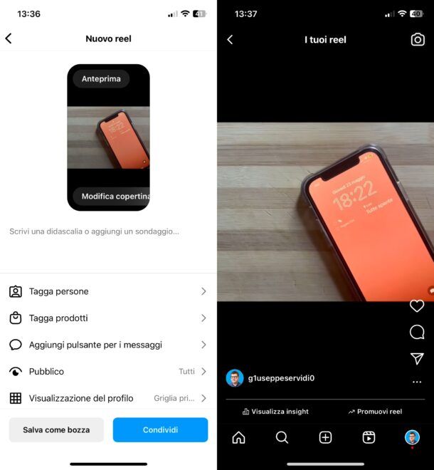 Lasciare spazio vuoto nei post Instagram