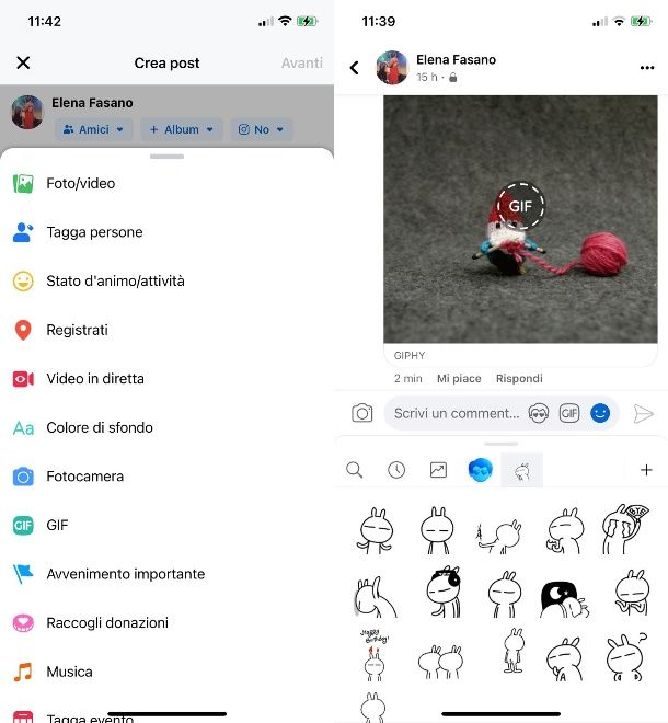 Adesivi e GIF smartphone e tablet