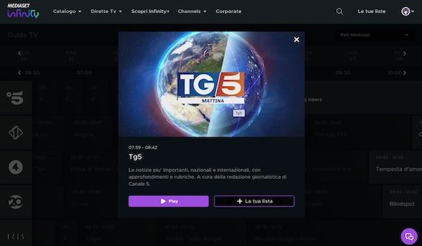 Rivedere il TG5