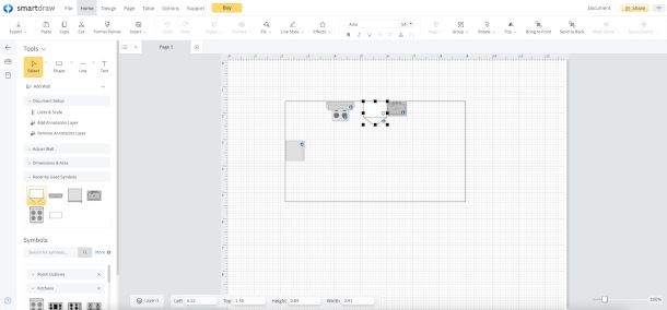 interfaccia SmartDraw