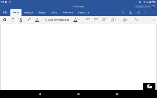 Programmi per tablet Android produttività