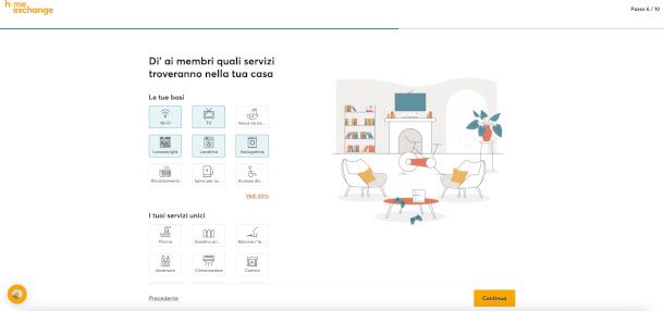 creazione di un annuncio su sito HomeExchange