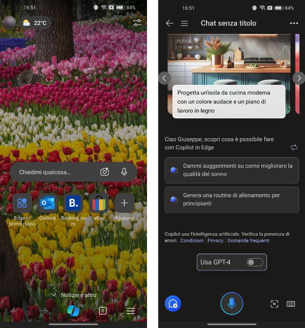 Come attivare app Copilot Microsoft