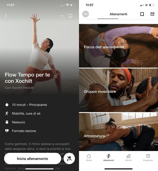 Nike Training Club: workout