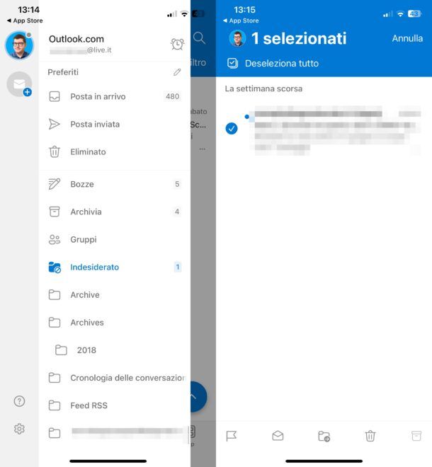 Sbloccare mittente su Outlook